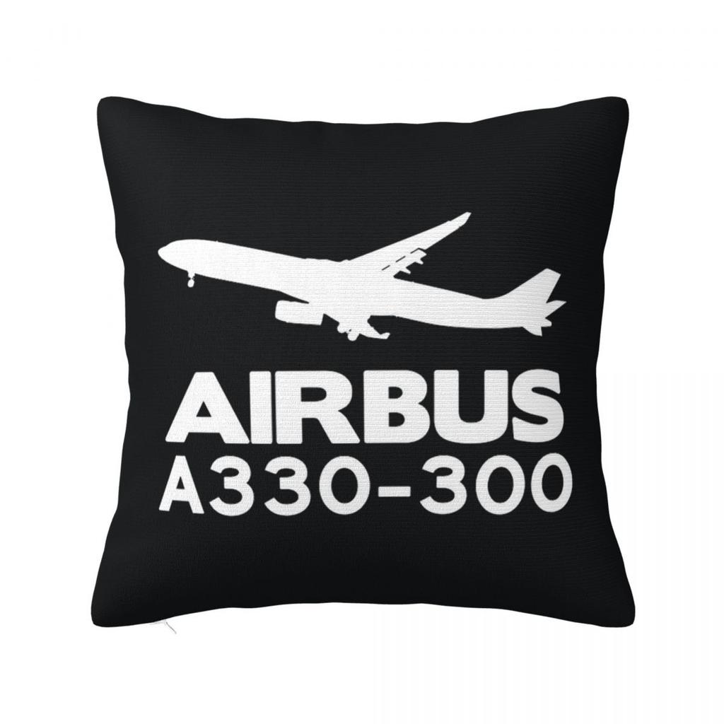 Airbus A Aviation Airplane Pillowcase Cushion Comfort Throw Pillow Sofa Decorative Cushions Used for Home Bedroom Living Room