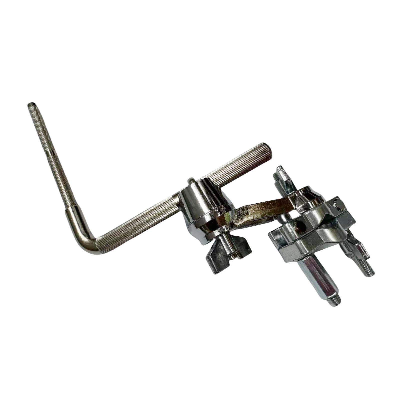 Jazz Drum Hi-Hat & Cymbal Extension Clamp with Swivel Arm & Cowbell Holder