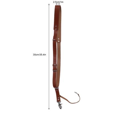 Camera Shoulder Strap Leather Widened Vintage Style Strap Harness for Digital SLR Cameras