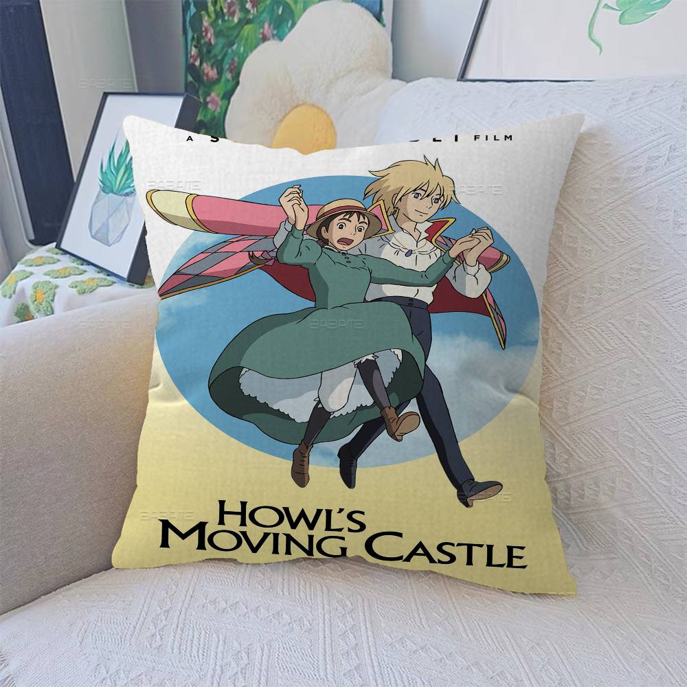 Anime C-CastleS For Film Personalized Pillow Cover Kids Bedroom Wild Party Decor Pillowcase Kid Birthday Shower Gift