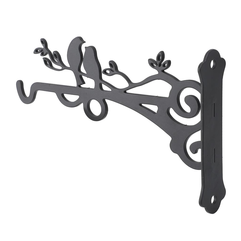 Hanging Plant Bracket Wall Hook Iron Decorative Plant Hanger with Screws for Bird Feeder Lanterns Wind Chimes Flower