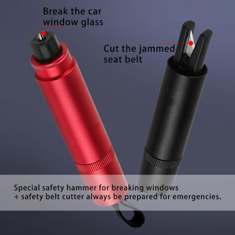 Emergency Window Breaker Tool For Vehicle With Ergonomic Design For Safe Use Ensures Passenger Safety During Emergencies