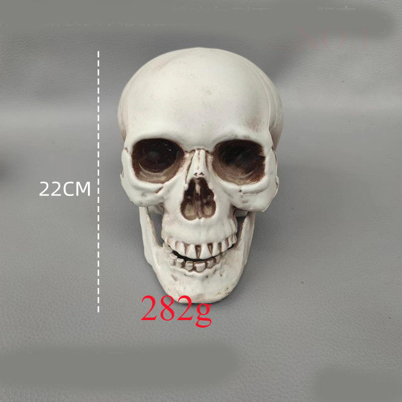 Horror Simulation Skull Head Halloween Prop Decoration Ghost House Bar Chamber Atmosphere Ornament