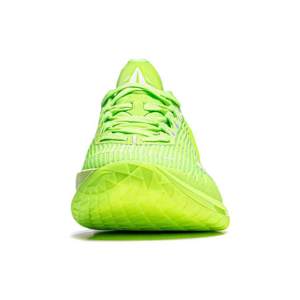 Li Ning JB2 Basketball Shoes Men's Low Top Fluorescent Vanilla Green ABAT081-7