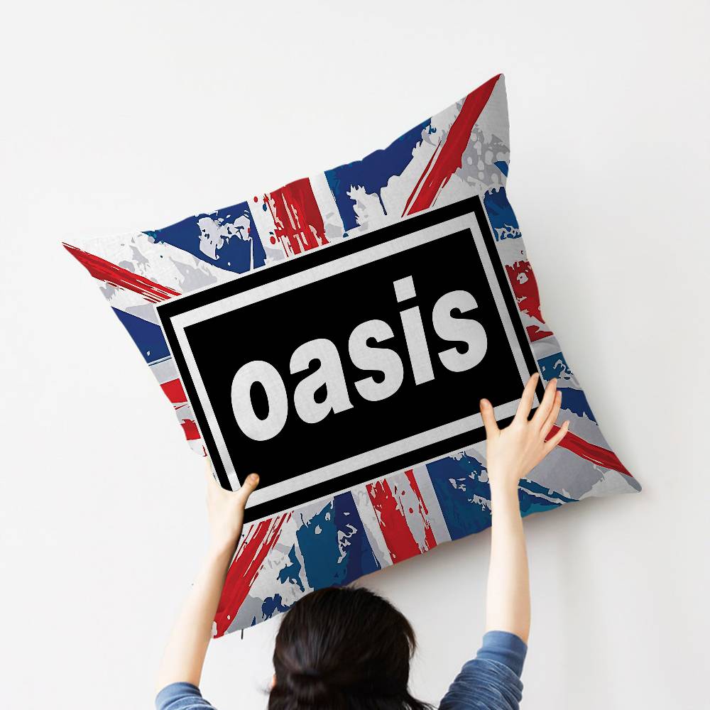 Band O-Oasis Pillow Gift Home Office Decoration Pillow Bedroom Sofa Car Cushion CoverPillow Case