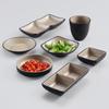 Japanese Melamine Hot Pot Sauce Dish with Two or Three Compartments for Seasoning and Snacks