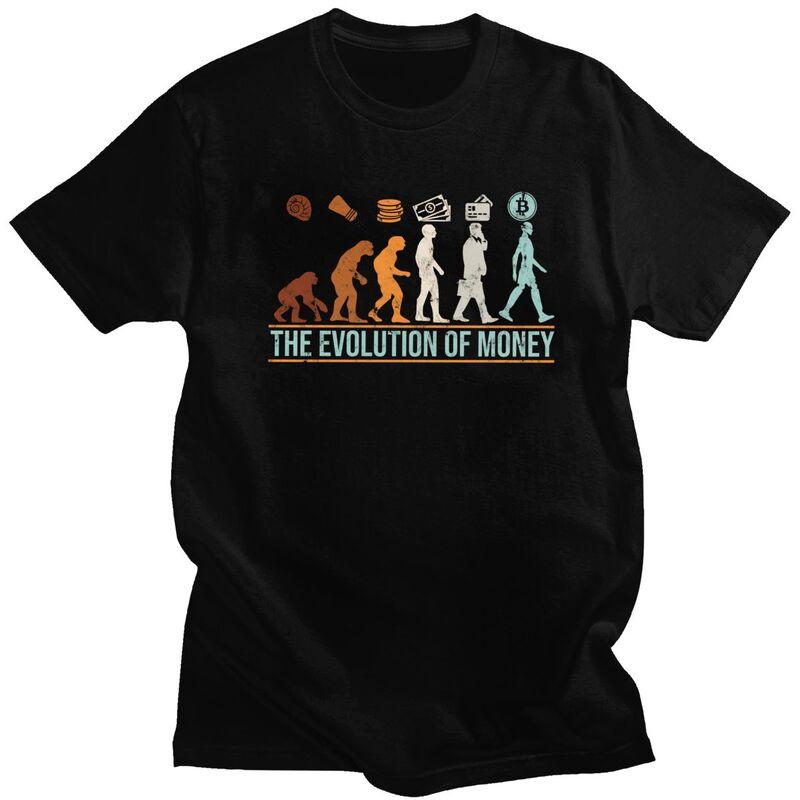

Custom Classic Evolution Of Money Bitcoin T Shirt Men BTC Crypto Coins T-shirt Streetwear Tee Tops Pure Cotton Oversized Tshi... S разноцветный