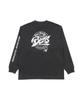 BEN DAVIS Circle Logo Long Sleeve T-Shirt Charcoal [Oversized]