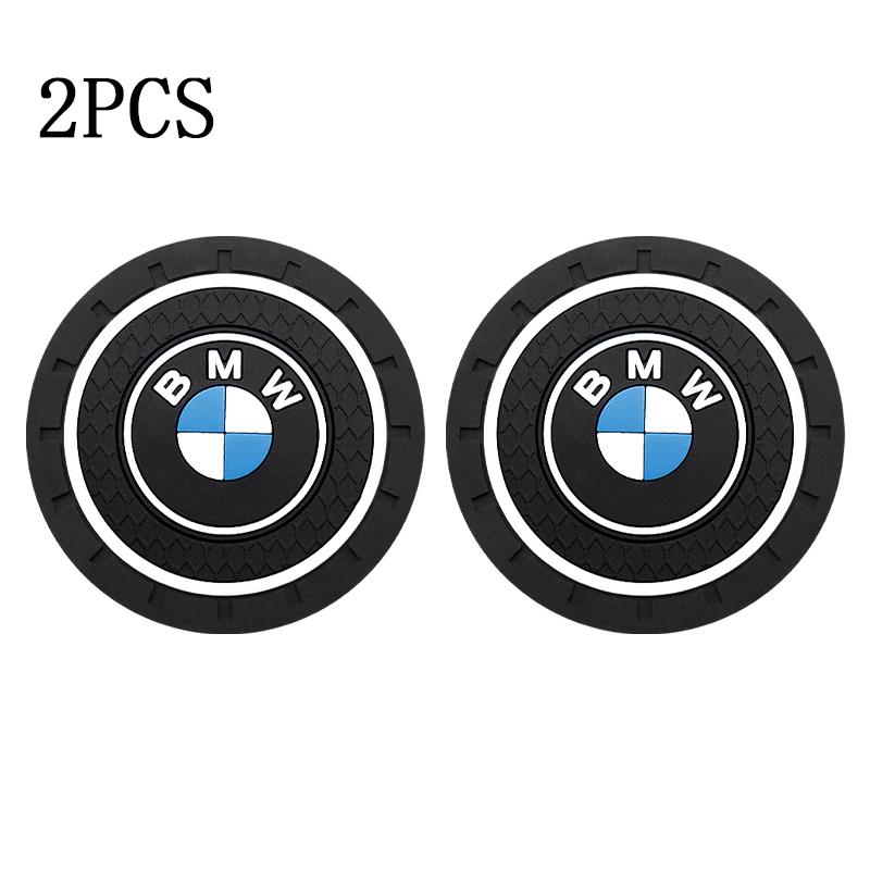 Tappetino Portabicchieri Antiscivolo in Silicone con Emblema M Badge per Auto Tazza d'Acqua per BMW M M3 M5 M6 X3 E46 E90 F30 G20 E36 E34 X6 G20 Accessori
