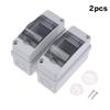 2/1Pcs Power Distribution Protection Box Circuit Breaker Box Waterproof Distribution Box For El Workshop Power Stations