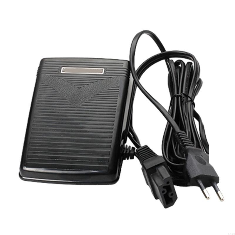 Nähmaschinen Fußpedal mit Kabel Effizienzsteigerung durch einstellbare Geschwindigkeit 50/60Hz Universelles Nähzubehör