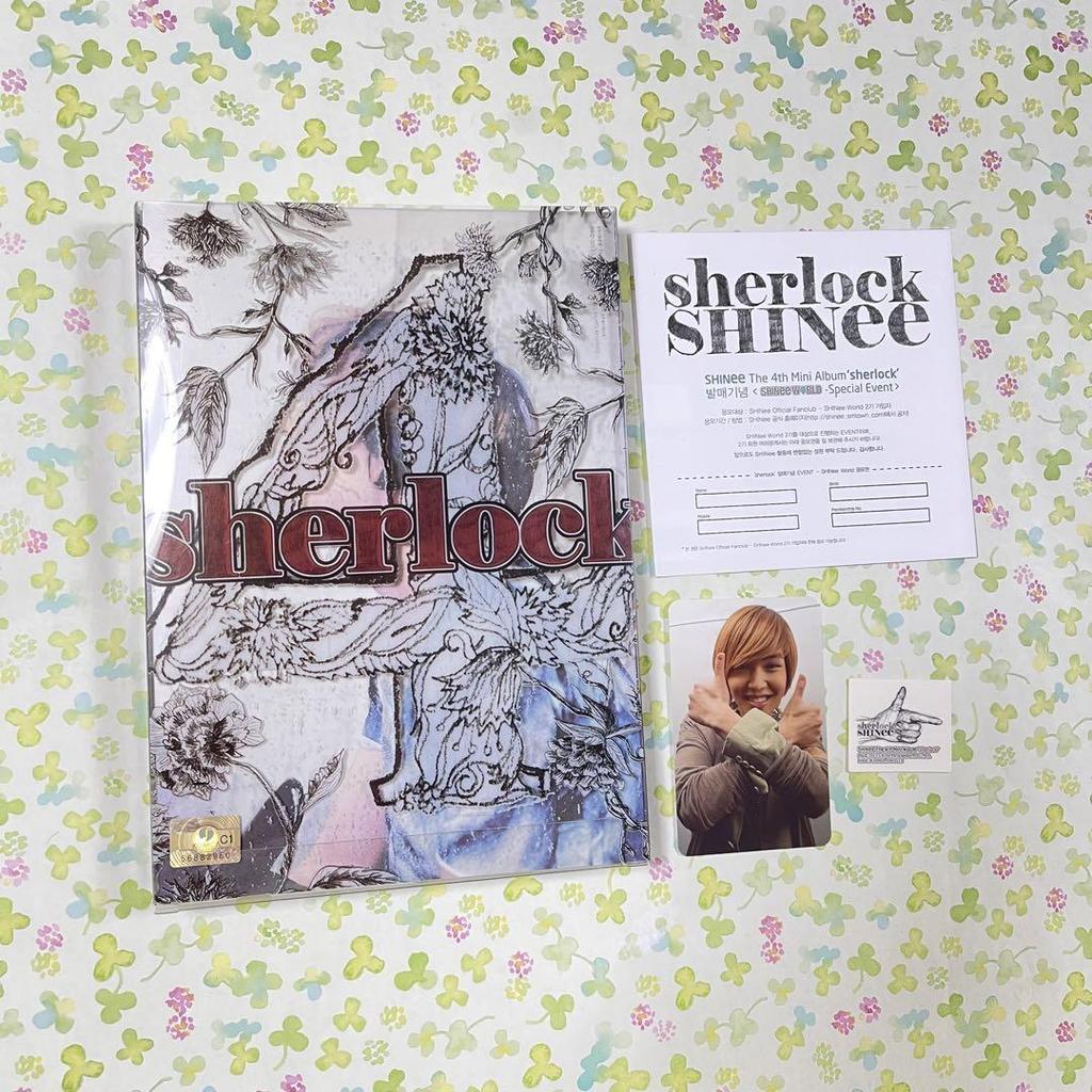 [USED] SHINee Sherlock Korean Album CD Onew Trading Card