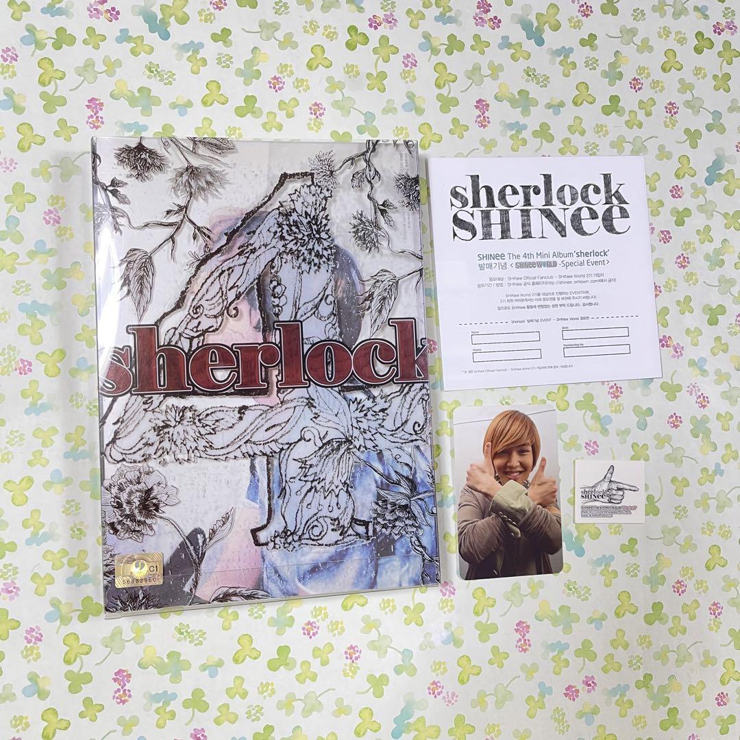 

[USED] SHINee Sherlock Korean Album CD Onew Trading Card