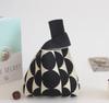 Women's Knitted Tote: Stylish Bucket & Woven Handbag – Perfect Gift for Girls