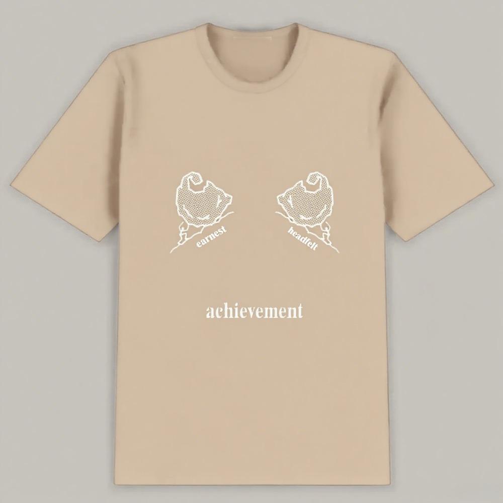 New Street Style Trend Printing Emerging Art Daily Style Cotton Short-sleeved T-shirt Women's Couple Tide Brand Breathable Tops