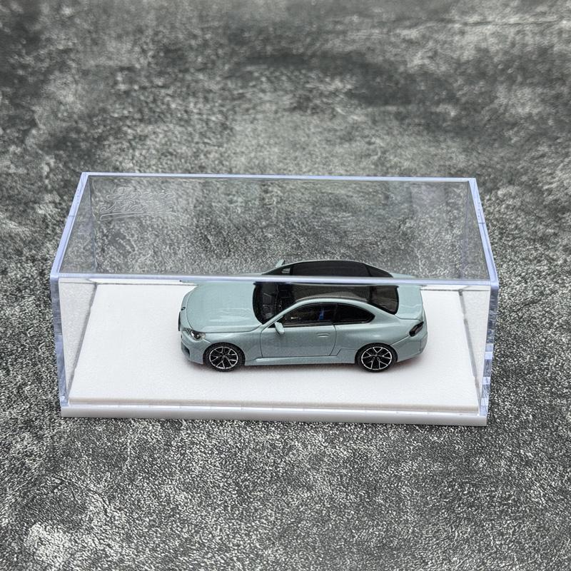 HowieModel 1:64 scale M2 G87  Gray Alloy Die-Cast Model Car Static display holiday gift collection