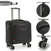 18" Carry-On Suitcase with Universal Wheels, Business Password Case, Lightweight 16", 14", 20" Travel Suitcase, Compatible with Spring Airlines