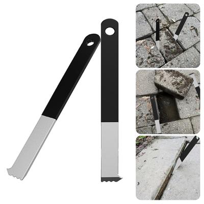 2 Adet Parke Taşı Çekicileri Parke Taşı Çıkarma Aleti Derz Kazıyıcıları Diş Tutucu Yuvaları Bahçe Avlusu için Parke Taşı Çıkarma Aleti