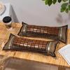 OLOMM Summer Cool Cylindrical Rattan Pillow