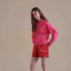 BBC EARTH Women S Half Zip Crop  Pink 