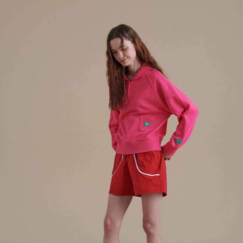 BBC EARTH Women S Half Zip Crop  Pink 