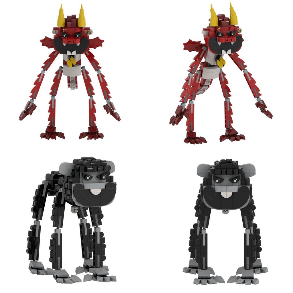 Smiling Poppy4 Critters Game Characters Building Blocks Toys Kidss Toys Puzzle