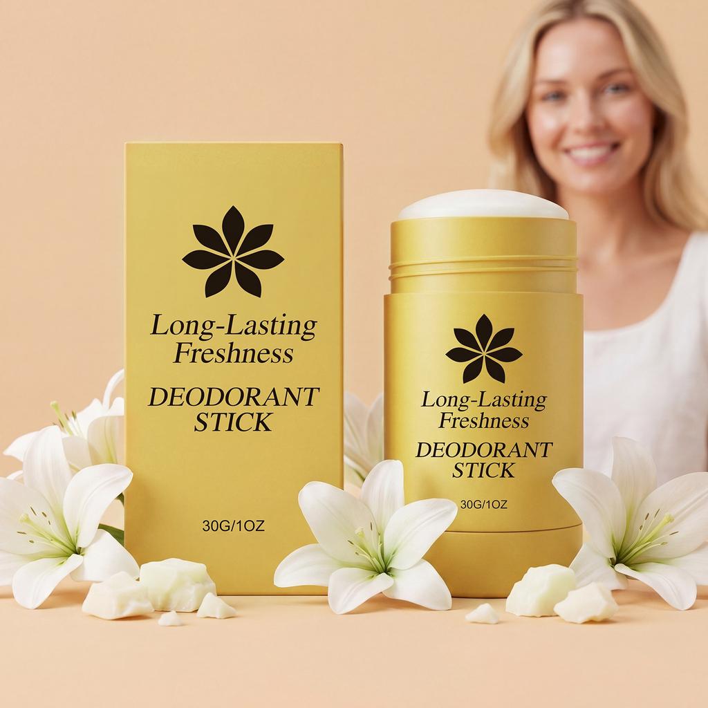 Moisturizing Deodorant Balm Gentle Formula Fresh Fragrance Non-Sticky Sweat Defense for Underarm Daily Care