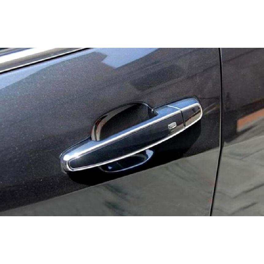 Chrome ABS Door Handle Cover w/Smart Key Hole For Chevrolet Traverse 2018-2023
