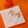 Zinc Zinc Alloy Skeleton Earrings Hip Hop Imitation Human Bone Earrings Halloween Drop Earrings  Party