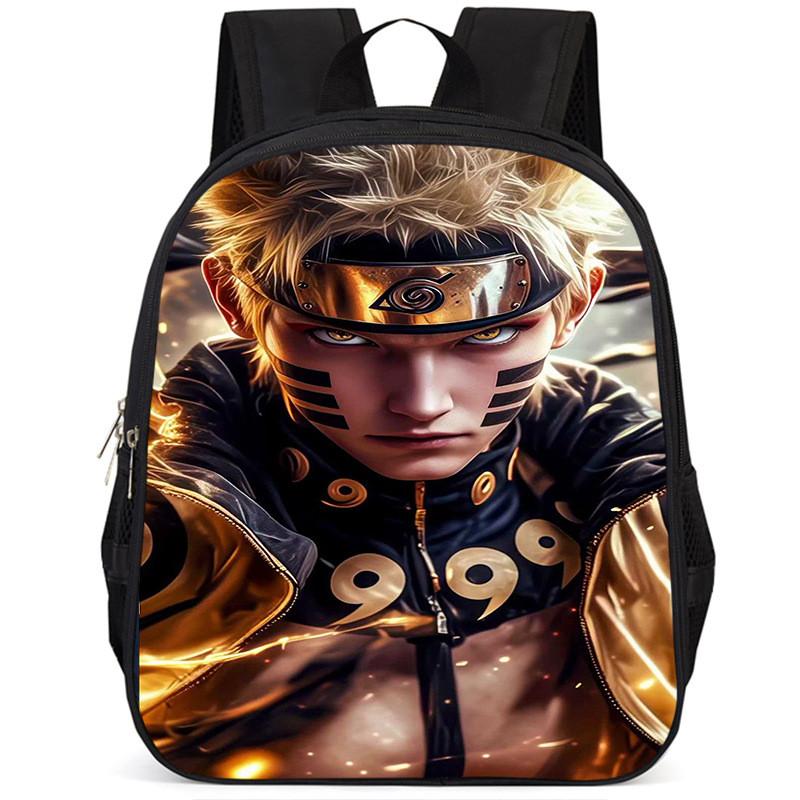 Naruto 15-inch Large Capacity Backpack Lightweight Oxford Cloth School Bag For Kids