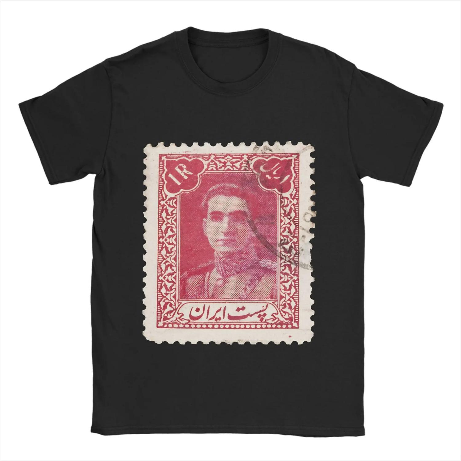 

Men Mohammad Reza Pahlav T Shirt Pure Cotton Clothes Hipster Short Sleeve O Neck Tee Shirt Plus Size T-Shirt XXXXXL чорний
