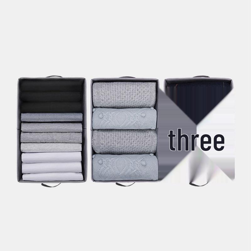 Cross-Border Cotton and Linen Wardrobe Organizer: Space-Saving Clothing Storage Box