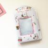 Cute Po Album 3 Inch Po Card Holder Idol Card Binder Collection Book 28 Pocket Book Album Pocard Storage Case