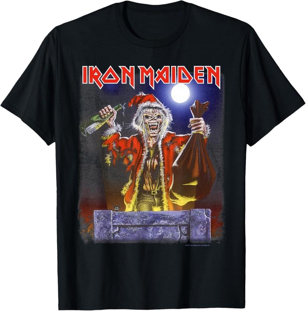 Iron Maiden - No Prayer Santa Eddie Christmas T-Shirt Unisex T-Shirt S