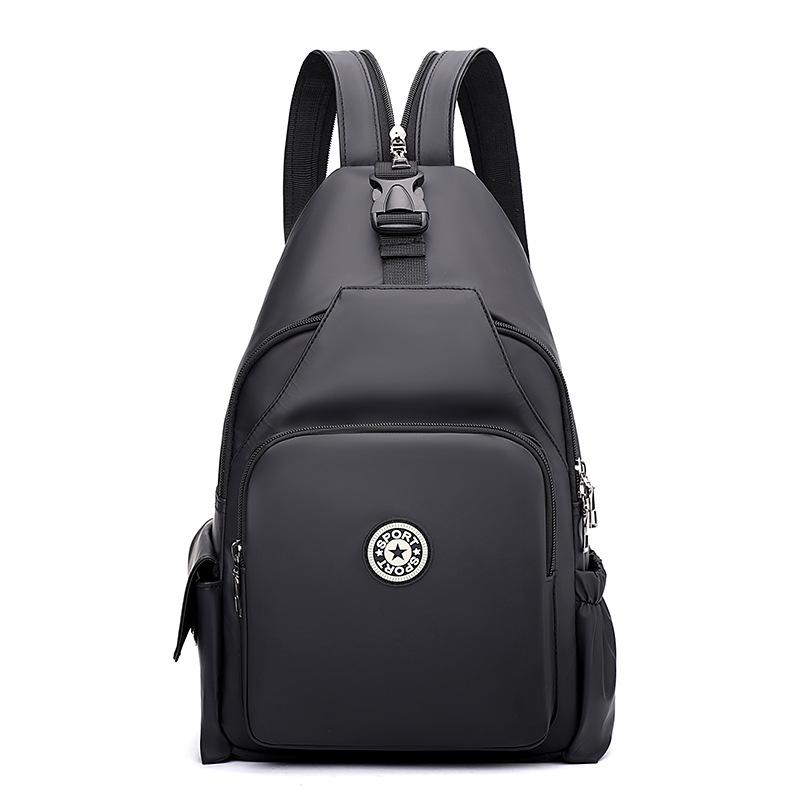 

Нагрудная сумка мужская сумка через плечо на одно плечо сумка трехцелевого назначения большой вместимости легкий мужской рюкзак серый