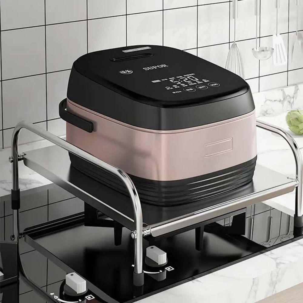 With Handle Stainless Steel Stove Cover Waterproof Stove Support Bracket Kitchen Counter Rack Home