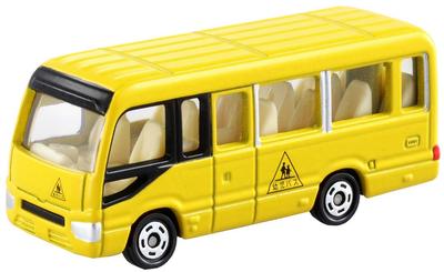 TAKARA TOMY Tomica 49 Toyota Coaster Kindergarten Bus Miniature Car Toy for Ages 3 and Up No. (Blister Packaging)