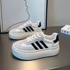 Dexun Shoes Women's 2025 New Platform Shoes Versatile Popular Popular White Shoes Sports Shoes Women's Shoes Casual Board Shoes