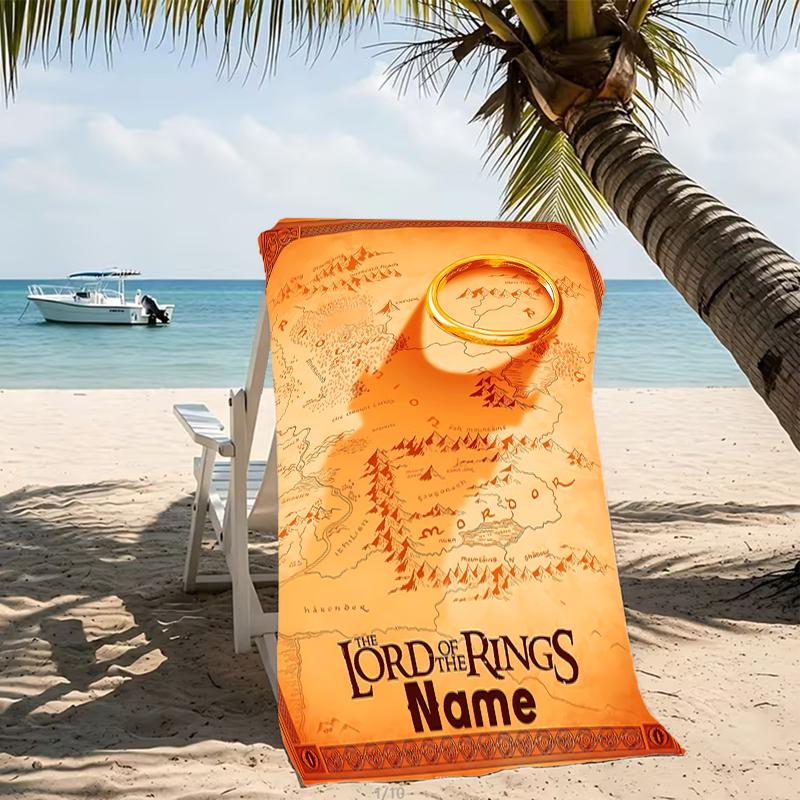 Customizable Personalized Beach Towels The Fellowship of the Ring Themed designs.Suitable for the Beach, Yoga, Sports;ideal As Beach Accessories