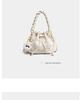 Viney Woven Handle Bucket Bag for Women, Sweet and Versatile Commuting Tote Crossbody Bag