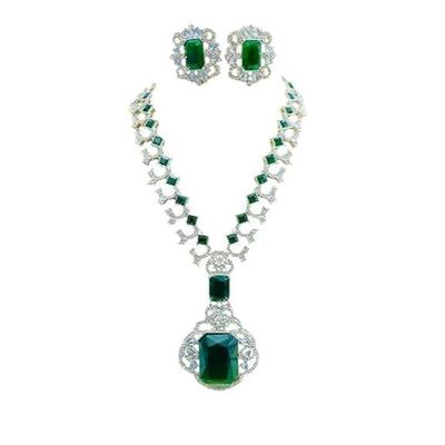 Nita Ambani Exclusive Doublet Emerald Diamond Necklace for Woman