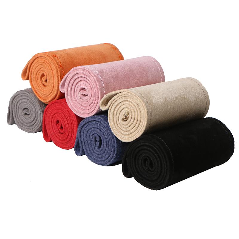 Car Steering Wheel Cover Universal 38cm Hand Sewing Solid Color Suede Braid For Car Steering Wheel Protection Vehicle