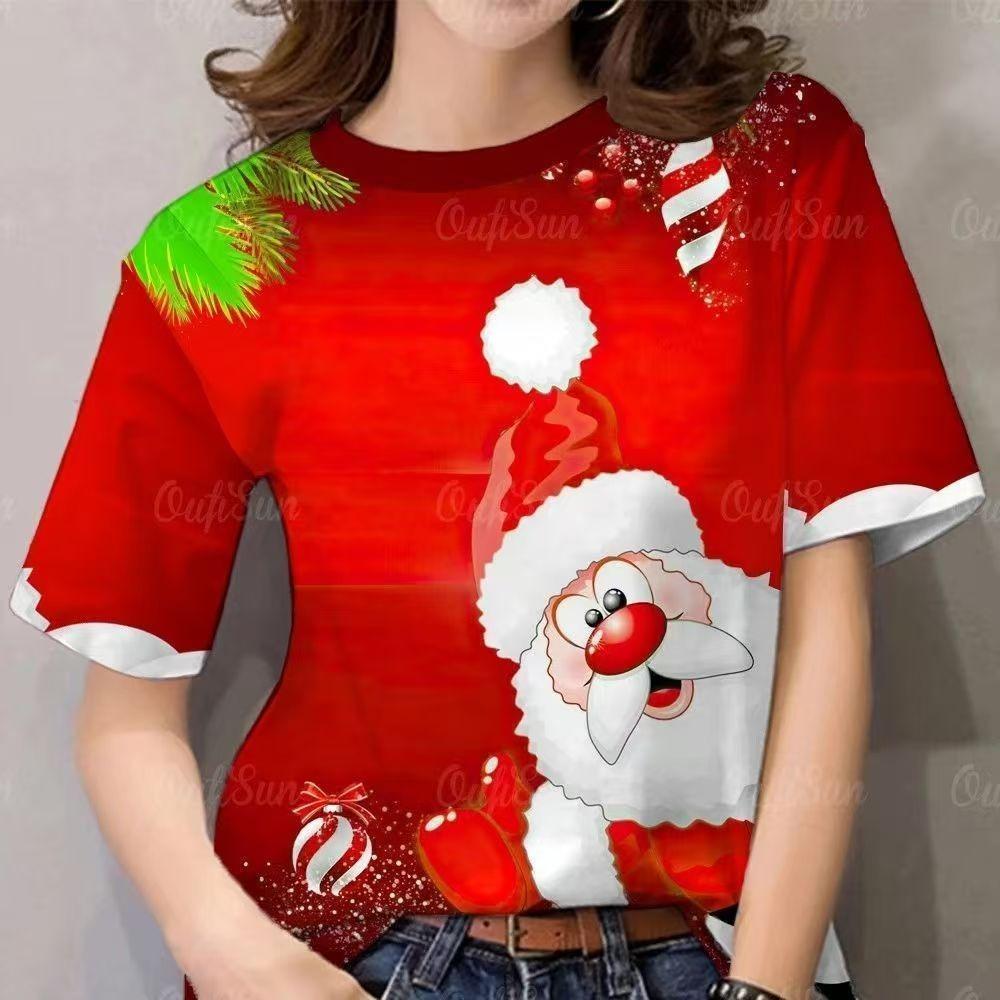 Women s printed short-sleeved T-shirt S