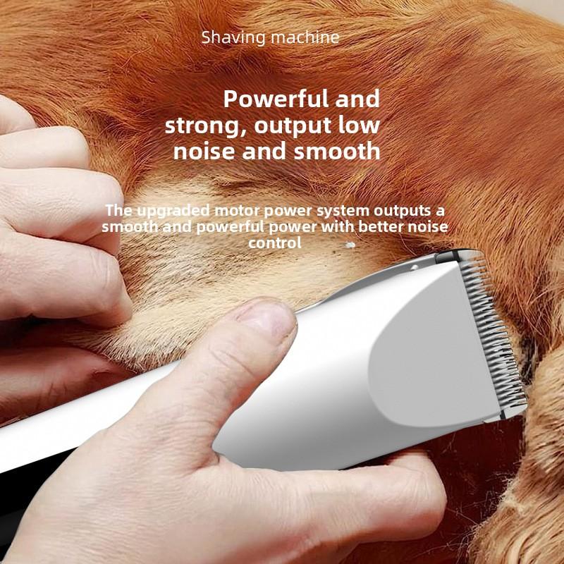 Pet Hair Electrical Grooming Trimmer Cats Dogs Polish Grinding Electric Clippers Pusher USB Rechargeable Cleaning Accessories