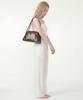 Studio Saera Madeleine Modern Glossy 2-Way Shoulder Bag H24H1015 Dark Brown