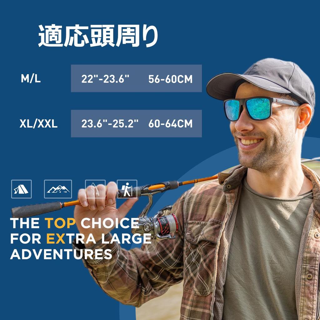 Large Size Cap Baseball Hat Waterproof Men Summer Golf Cycling Summer Running Mountain Climbing Outdoor UV Protection Foldable Fishing UV Hat Rain Hat