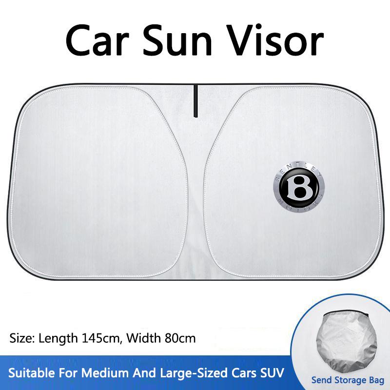 

Car Front Windshield Sunshade UV Protection Folding Window Cover for New Bentley Flying Hurtling Spur Continental GT Bentayga