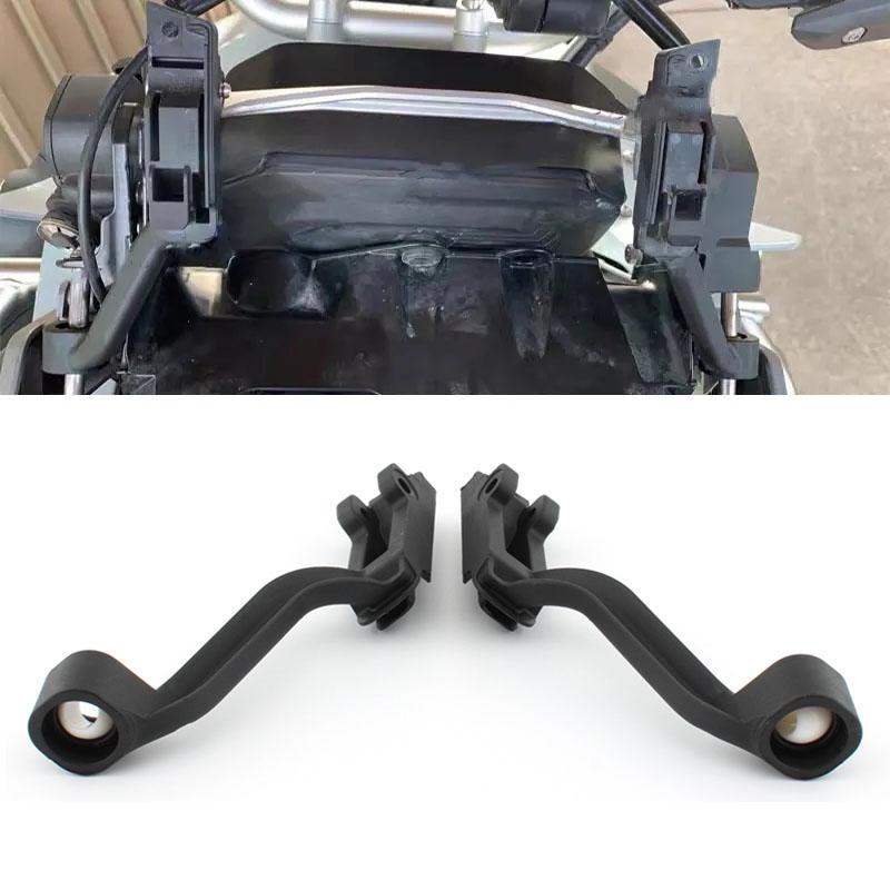 Svart Motorsykkel Vindskjerm Løftende Stigende Brakett Holder for BMW R1200GS Adventure LC 2014 2015 2016 2017 2018 2019