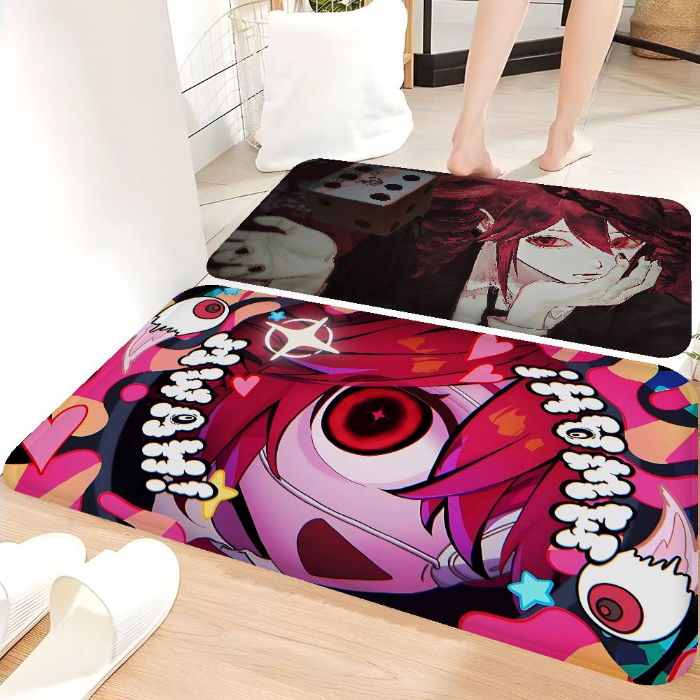 Vocaloid K-Kasane T-Teto Floor Mat INS Style Soft Bedroom Floor House Laundry Room Mat Anti-skid Household Carpets