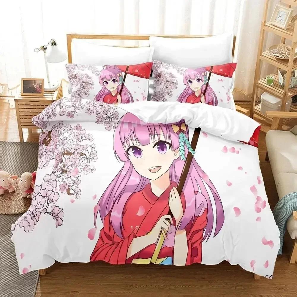 Comforter Oreshura Bedding Set Single Twin Bedding Set Printed With Bed Soft Queen King Size Bedclothes Home